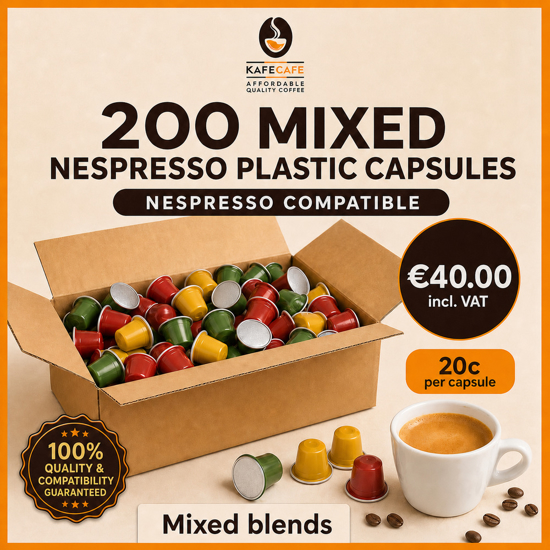 Picture of 200 MIXED NESPRESSO PLASTIC CAPSULES